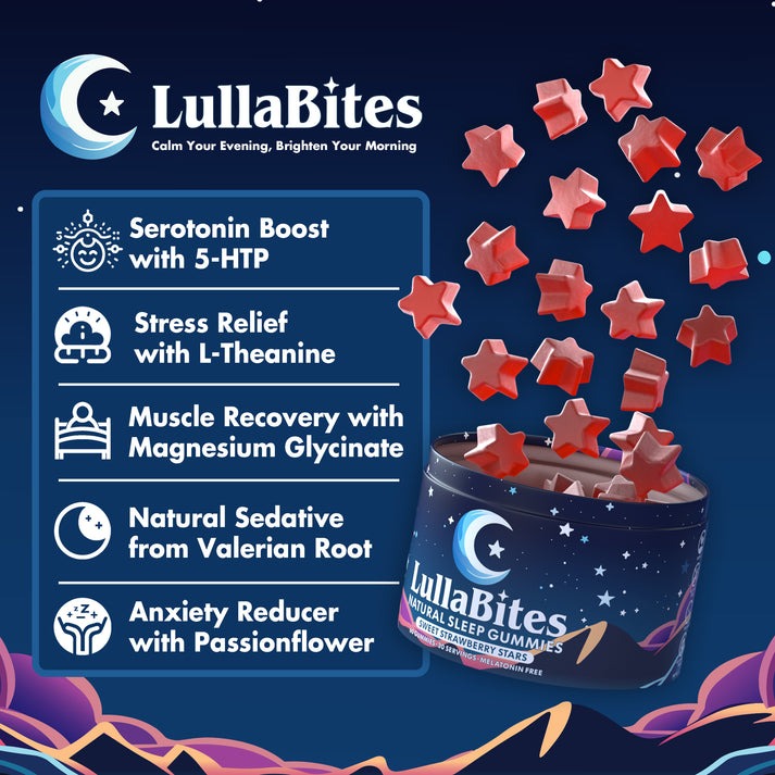 LullaBites® Natural Sleep Gummies